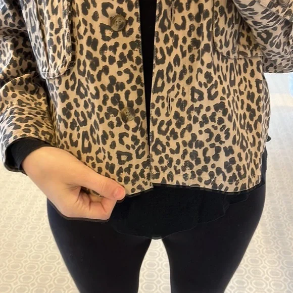 American Eagle button up top / over jacket - Picture 3 of 6